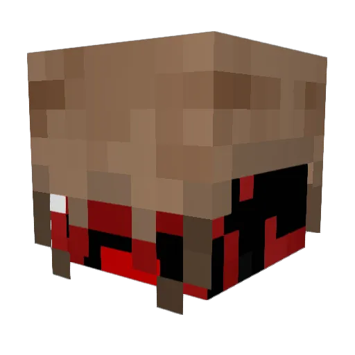 DoomerGroomer Minecraft avatar head, 3D render