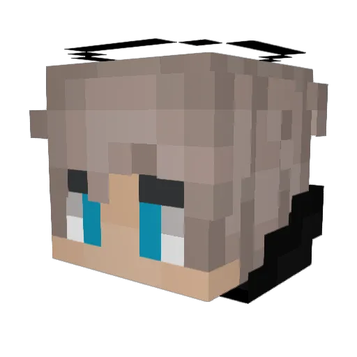 Doomhammer13881 Minecraft avatar head, 3D render