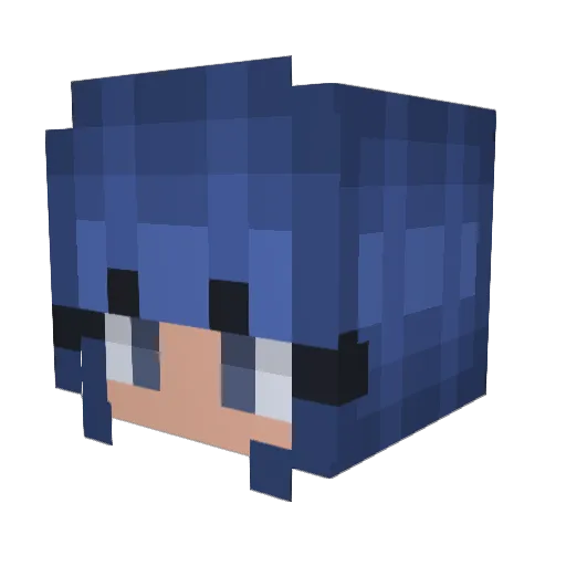 Doomik Minecraft avatar head, 3D render