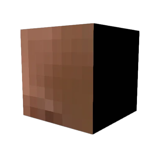 DoommSlayer Minecraft avatar head, 3D render