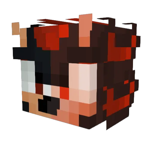 Doommmmmm Minecraft avatar head, 3D render