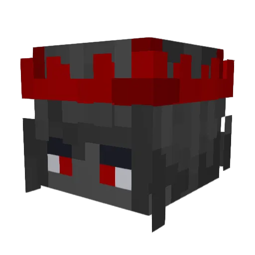 Doompleb Minecraft avatar head, 3D render