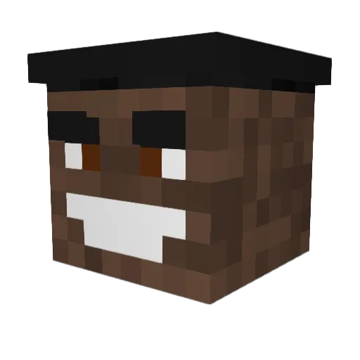 DoomsdayAlpha Minecraft avatar head, 3D render