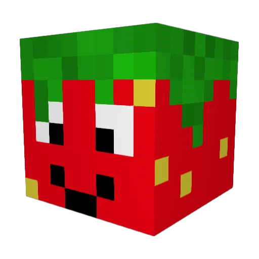 Doomsify Minecraft avatar head, 3D render