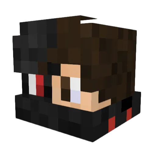 Doomslay Minecraft avatar head, 3D render