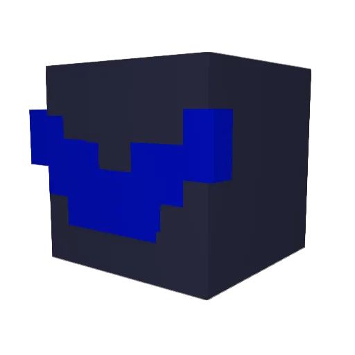 Doomuss_ Minecraft avatar head, 3D render