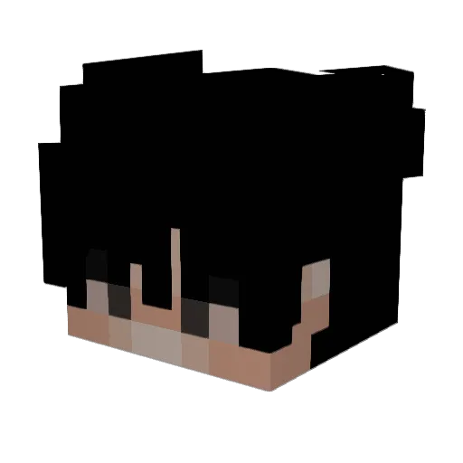 Doomwookie Minecraft avatar head, 3D render
