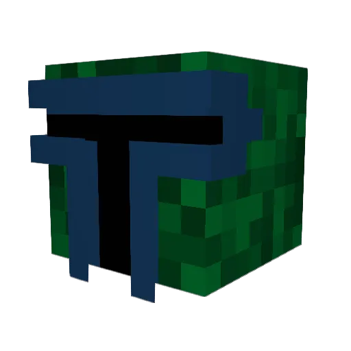 Doon14 Minecraft avatar head, 3D render