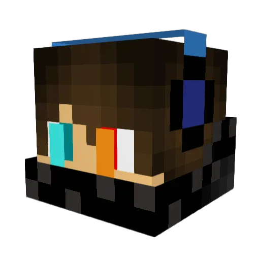 Doooooo0525 Minecraft avatar head, 3D render