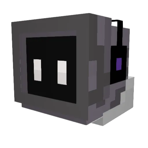 Doopn_02 Minecraft avatar head, 3D render