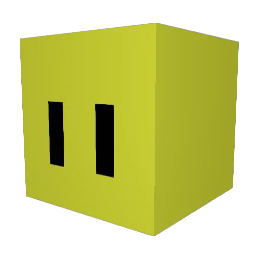 DoorHandle132 Minecraft avatar head, 3D render