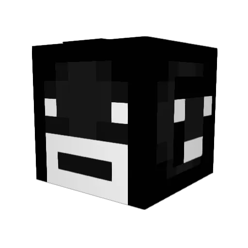 DoorStuck2021 Minecraft avatar head, 3D render