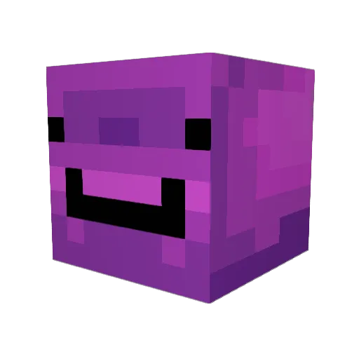 Doorknb Minecraft avatar head, 3D render