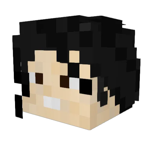 DoorknobSniffer Minecraft avatar head, 3D render