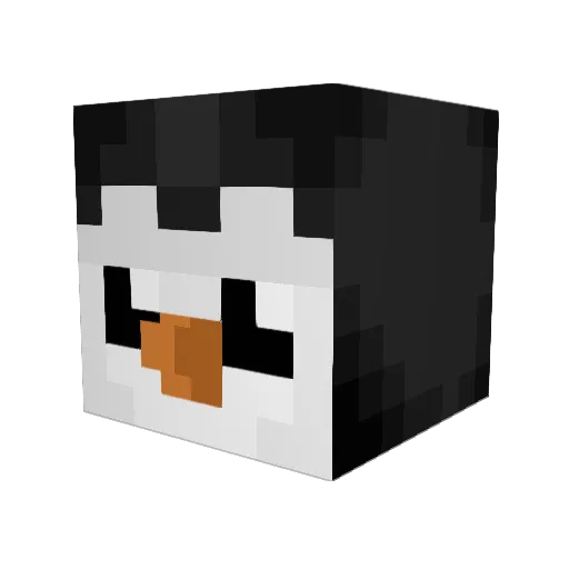 Doors42 Minecraft avatar head, 3D render