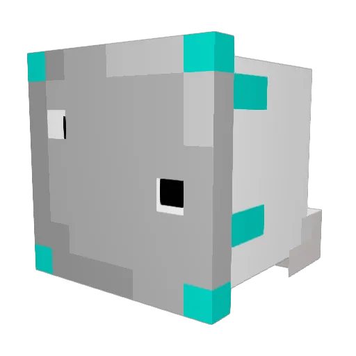 DootDoot24 Minecraft avatar head, 3D render