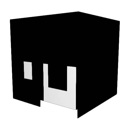 Doothvadar1978 Minecraft avatar head, 3D render