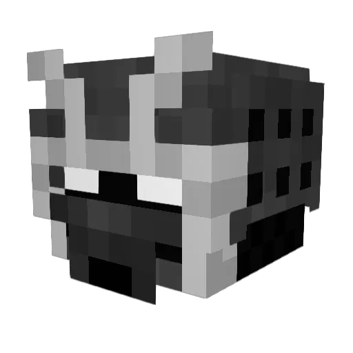 Dopa Minecraft avatar head, 3D render