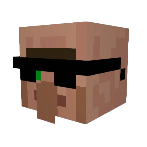 Dopehacker69 Minecraft avatar head, 3D render