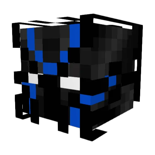 DopeyDuke Minecraft avatar head, 3D render