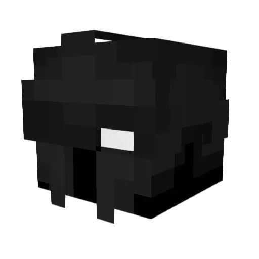 DopeyS2 Minecraft avatar head, 3D render
