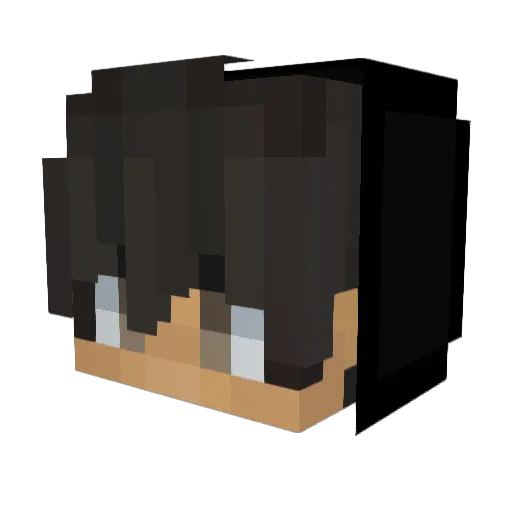 Dopiercloud592 Minecraft avatar head, 3D render