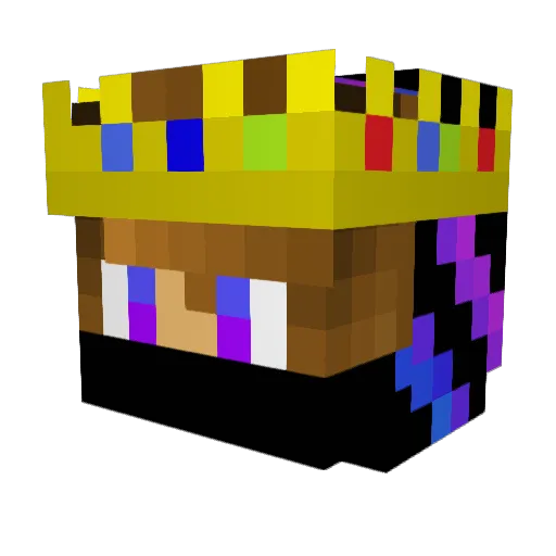 DopiestMirrorf Minecraft avatar head, 3D render