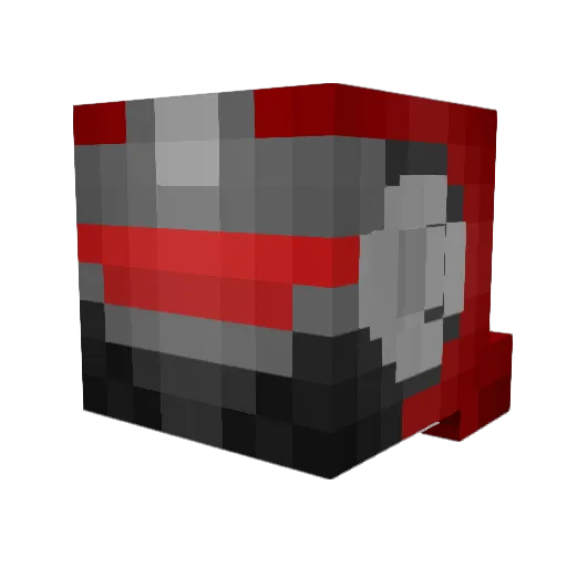 Doppler225 Minecraft avatar head, 3D render