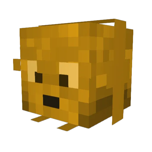 DopplerDixon Minecraft avatar head, 3D render