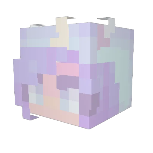 DopplerHvH Minecraft avatar head, 3D render