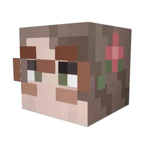 DorSephrit Minecraft avatar head, 3D render