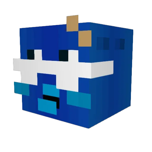Dor_Doro Minecraft avatar head, 3D render
