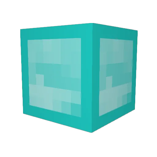 Dorajou Minecraft avatar head, 3D render