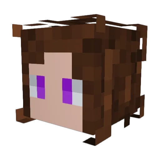 Doran190 Minecraft avatar head, 3D render