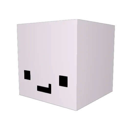 Dorazzi_ Minecraft avatar head, 3D render