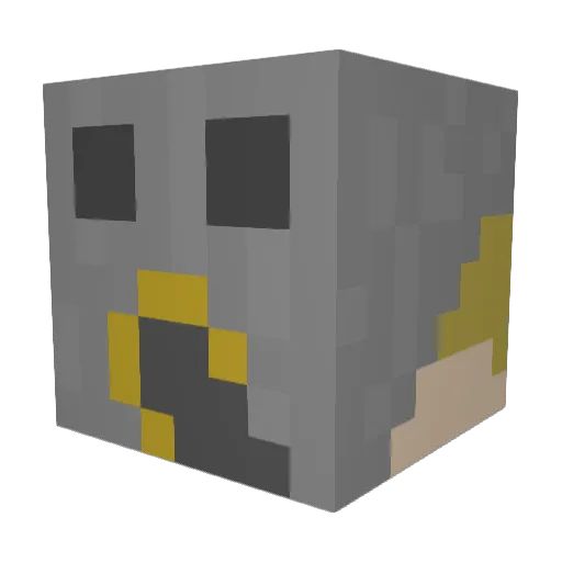 Dorcie_m8 Minecraft avatar head, 3D render