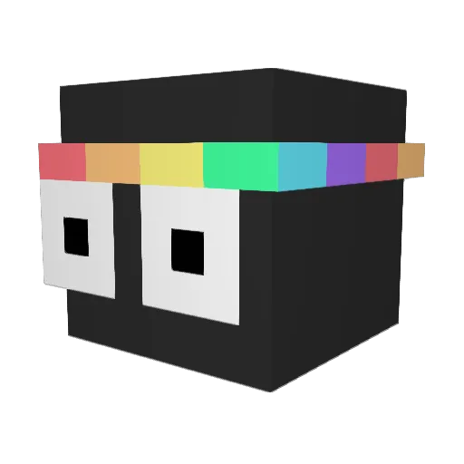 Doreamon2112 Minecraft avatar head, 3D render