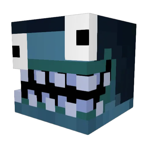 Dorekey__ Minecraft avatar head, 3D render