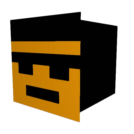 DoriKinStarr Minecraft avatar head, 3D render