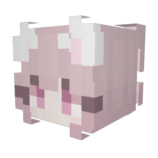 Dori_MC Minecraft avatar head, 3D render