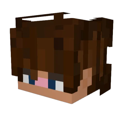 Dorian28029 Minecraft avatar head, 3D render