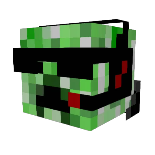 DorianSnowball Minecraft avatar head, 3D render