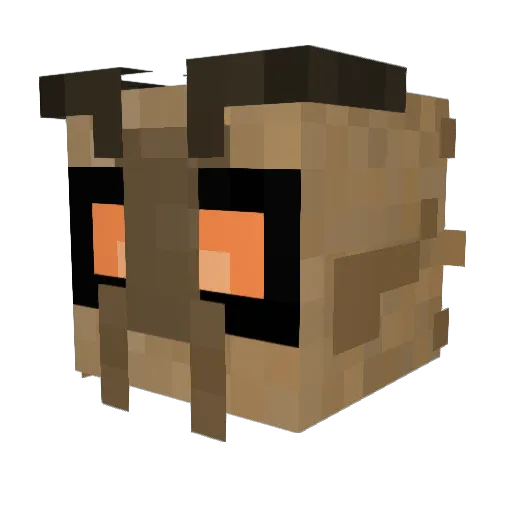 Dorian__exe Minecraft avatar head, 3D render