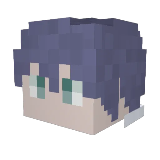 Doriannnnn Minecraft avatar head, 3D render
