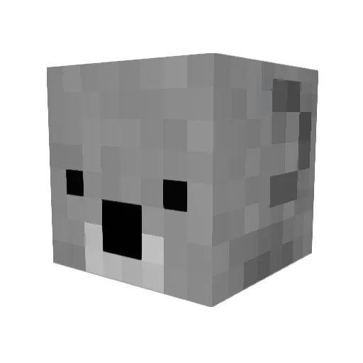 DoritoPro Minecraft avatar head, 3D render