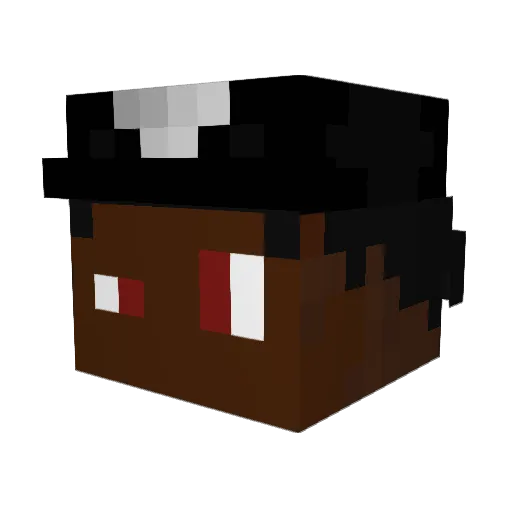 Doritos1227 Minecraft avatar head, 3D render