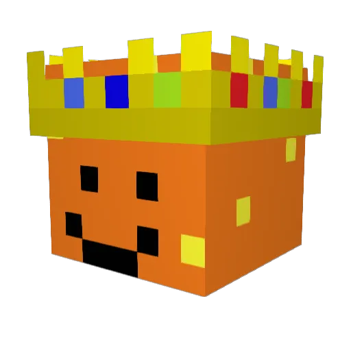 DoritosK1ng Minecraft avatar head, 3D render