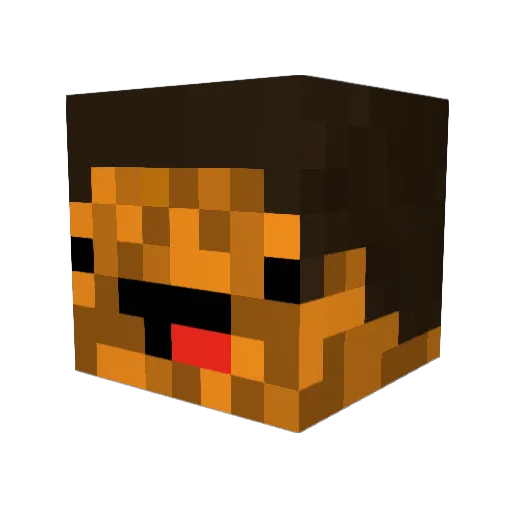 Doritoss_pro Minecraft avatar head, 3D render