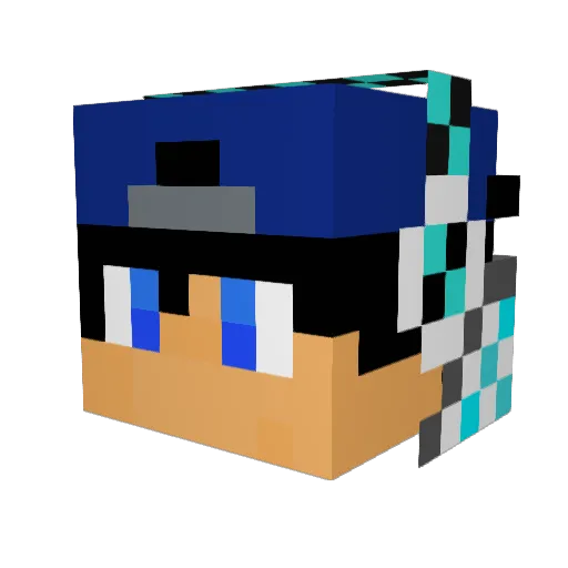 Dorkis_Umungis Minecraft avatar head, 3D render