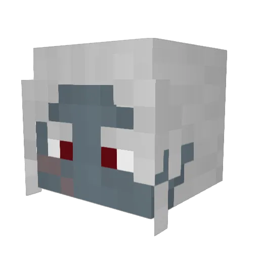 DorkyCanadian Minecraft avatar head, 3D render